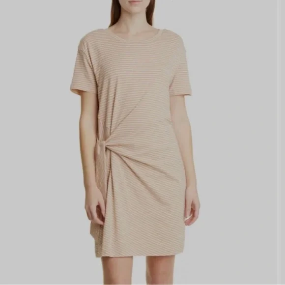 NWT-VINCE SIDE TIE DRESS - Picture 4 of 5